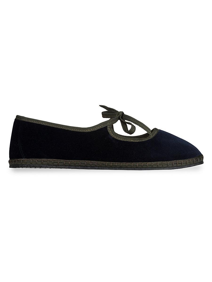 Womens Timeless Brigitte Cotton Velvet Slippers Product Image