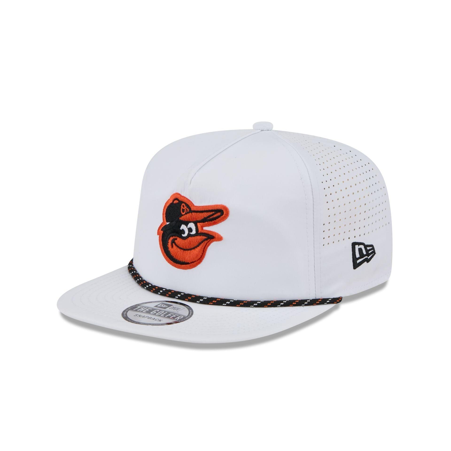 Baltimore Orioles Optic White Performance Rope Golfer Hat Male Product Image
