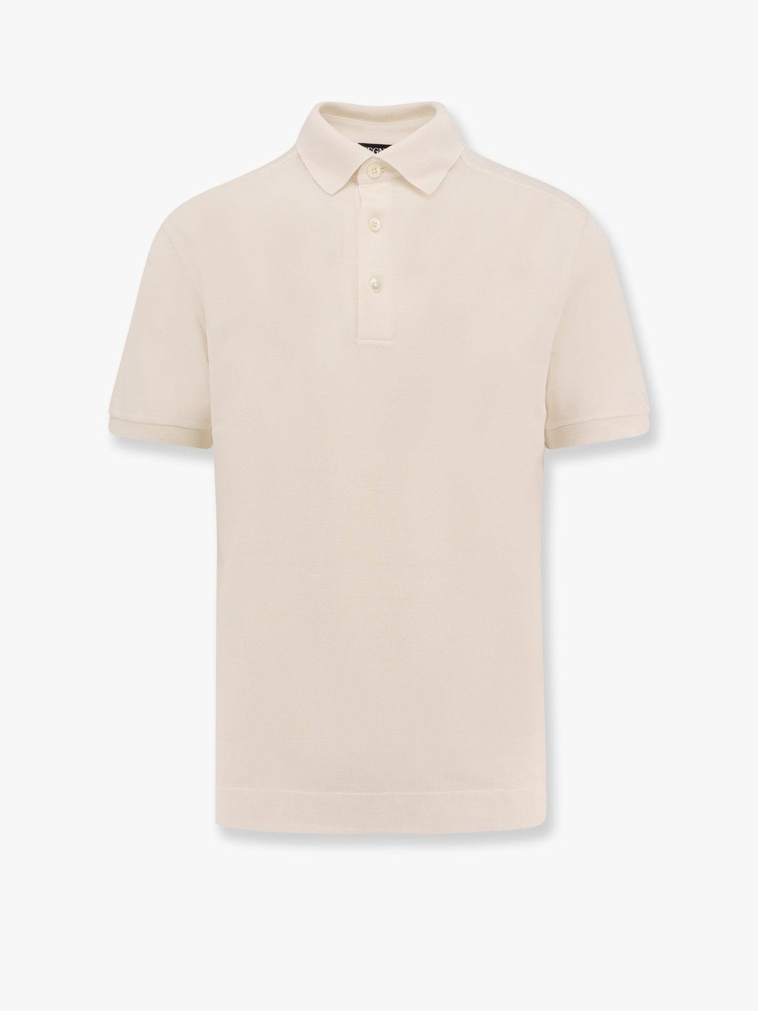 ZEGNA Polo Shirt In White Product Image