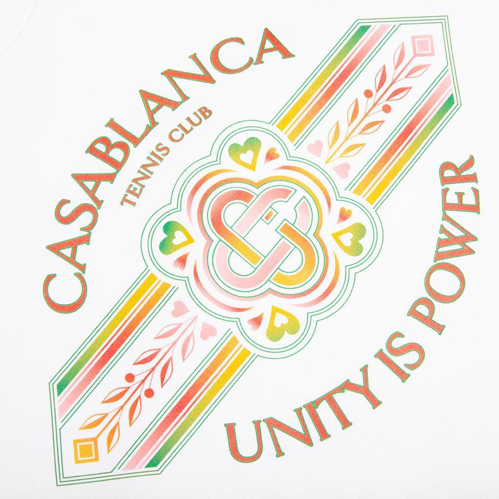 Unity Is Power T-Shirt - White Male Product Image