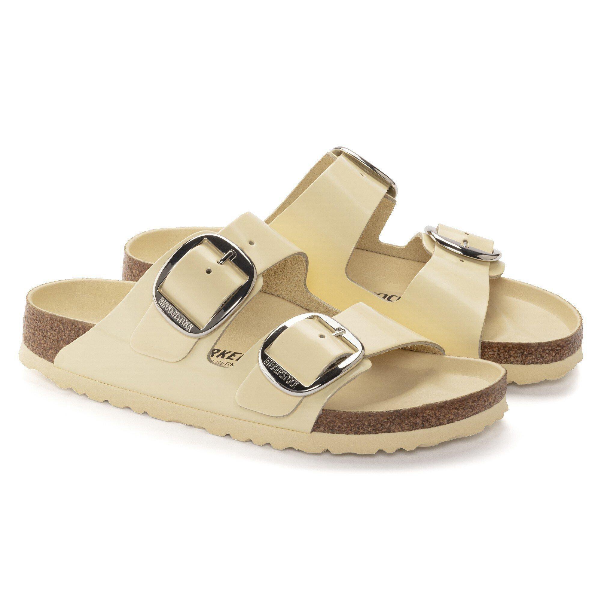 Arizona Big Buckle Natural Leather Patent High Shine Butter Product Image