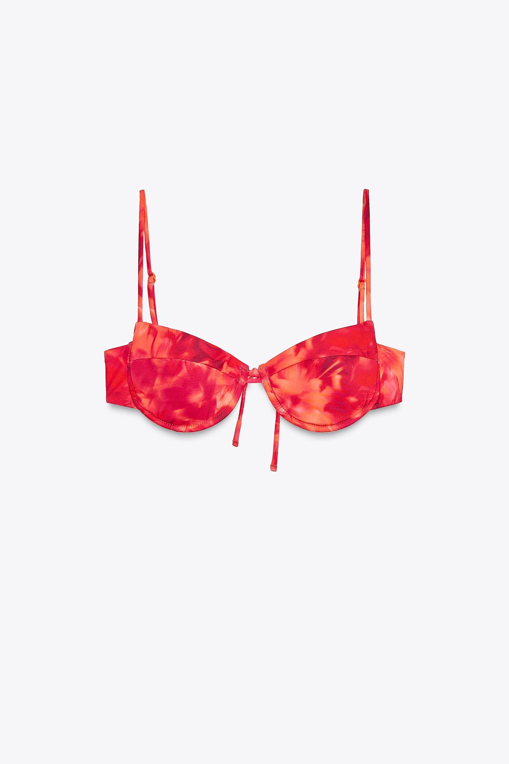 PRINTED UNDERWIRE BIKINI TOP Product Image