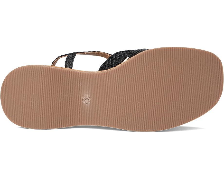 Adorned Raffia Platform Slide Product Image