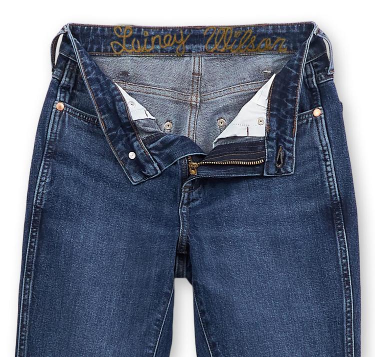 Wrangler® x Lainey Wilson Baskin Blue Boot Hugger Jeans Product Image