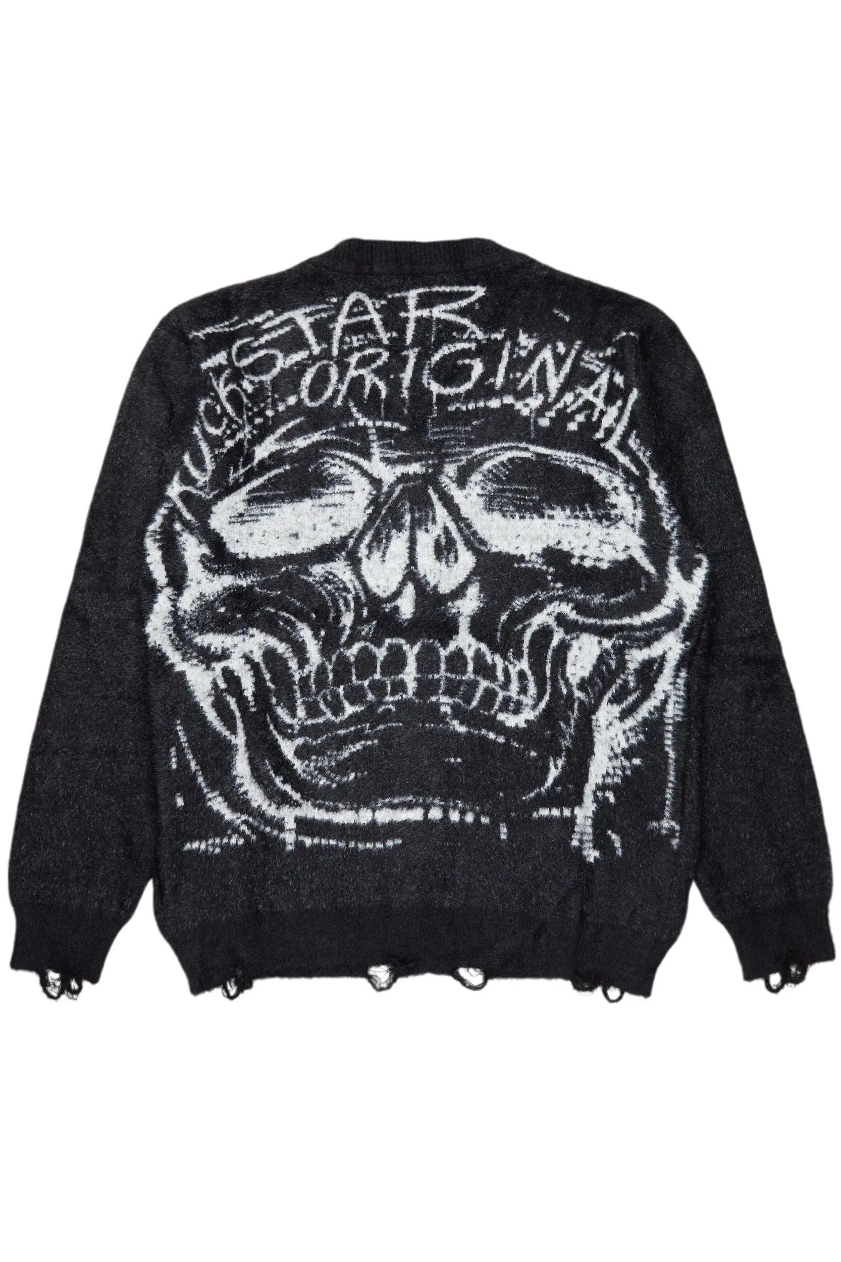 Bernhard Black Knit Sweater Male Product Image