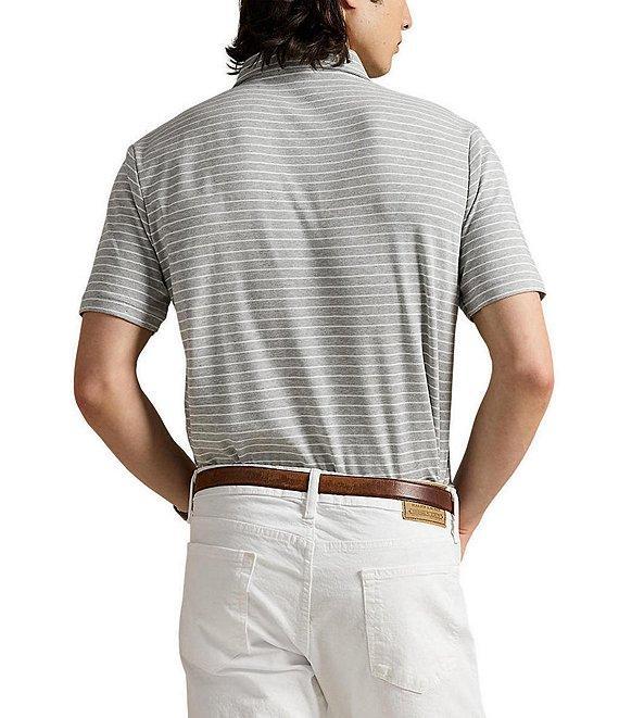 Polo Ralph Lauren Big & Tall Classic Fit Soft Cotton Stripe Short Sleeve Polo Shirt Product Image