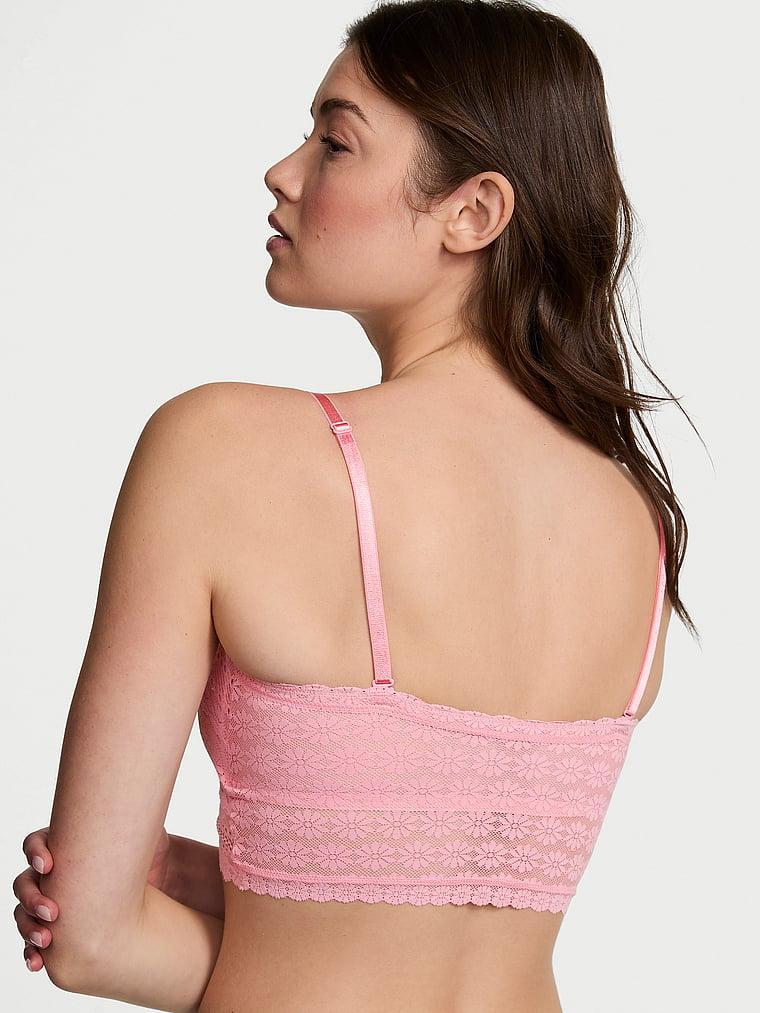 Daisy Lace Lightly Lined Bandeau Bra Top Product Image