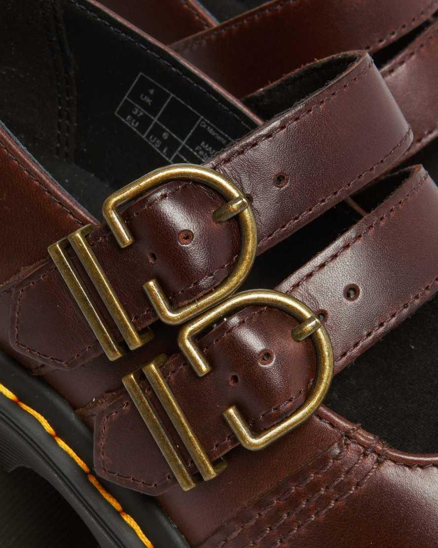Eviee Leather Mary Jane Heeled Shoes Product Image