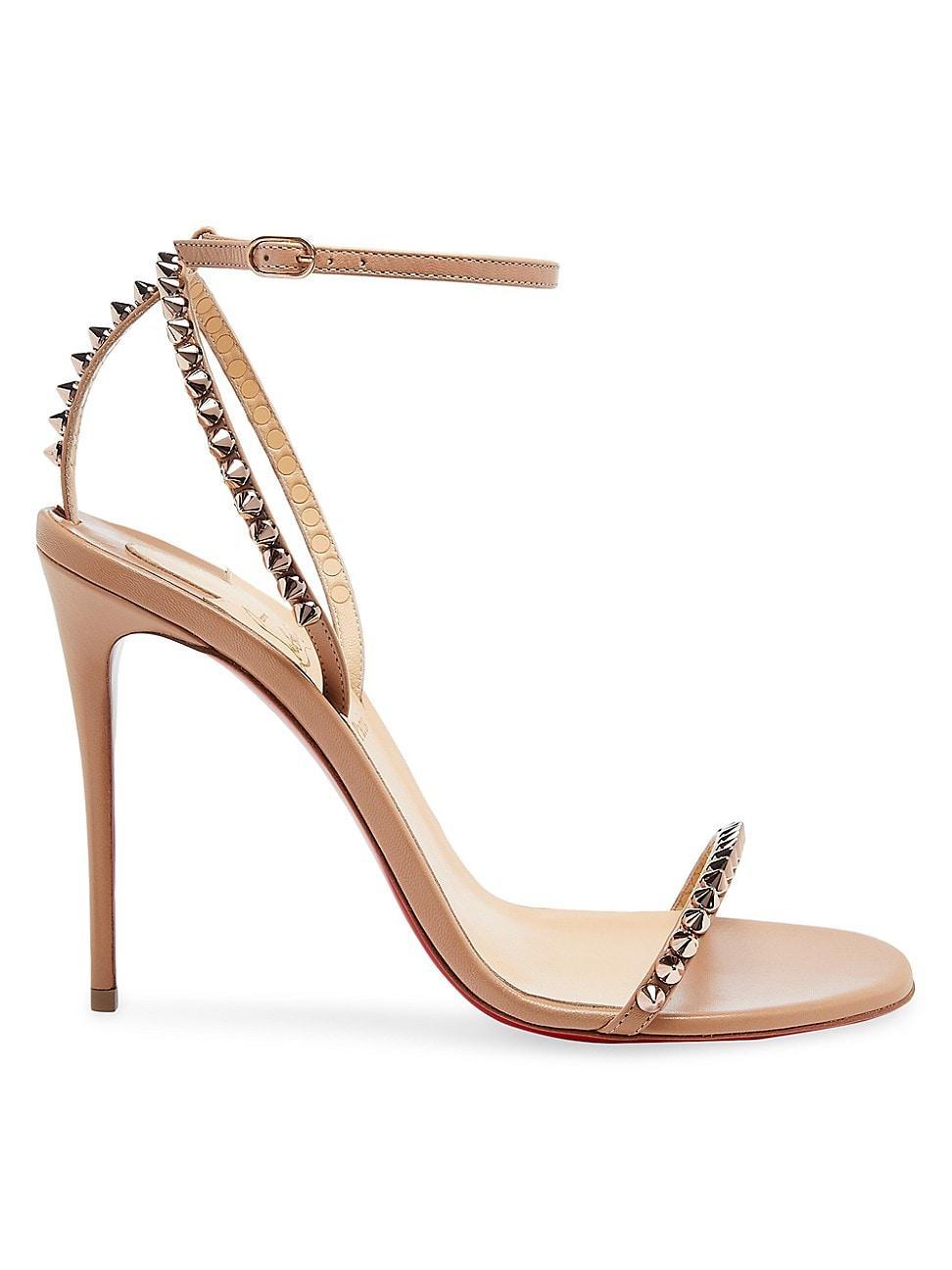 So Me Spike Red Sole Sandals Product Image