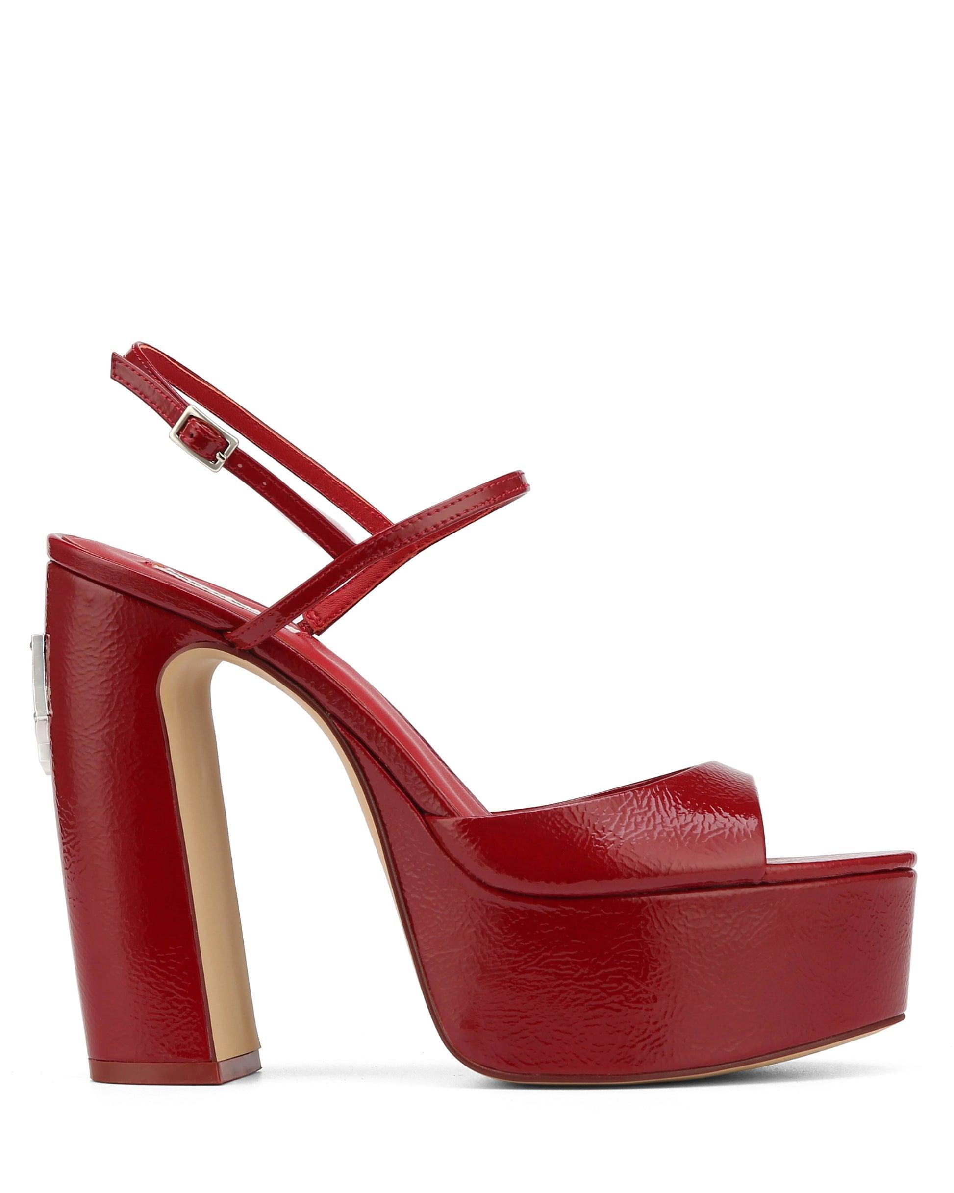 Fire Crinkle Patent Leather Red Product Image