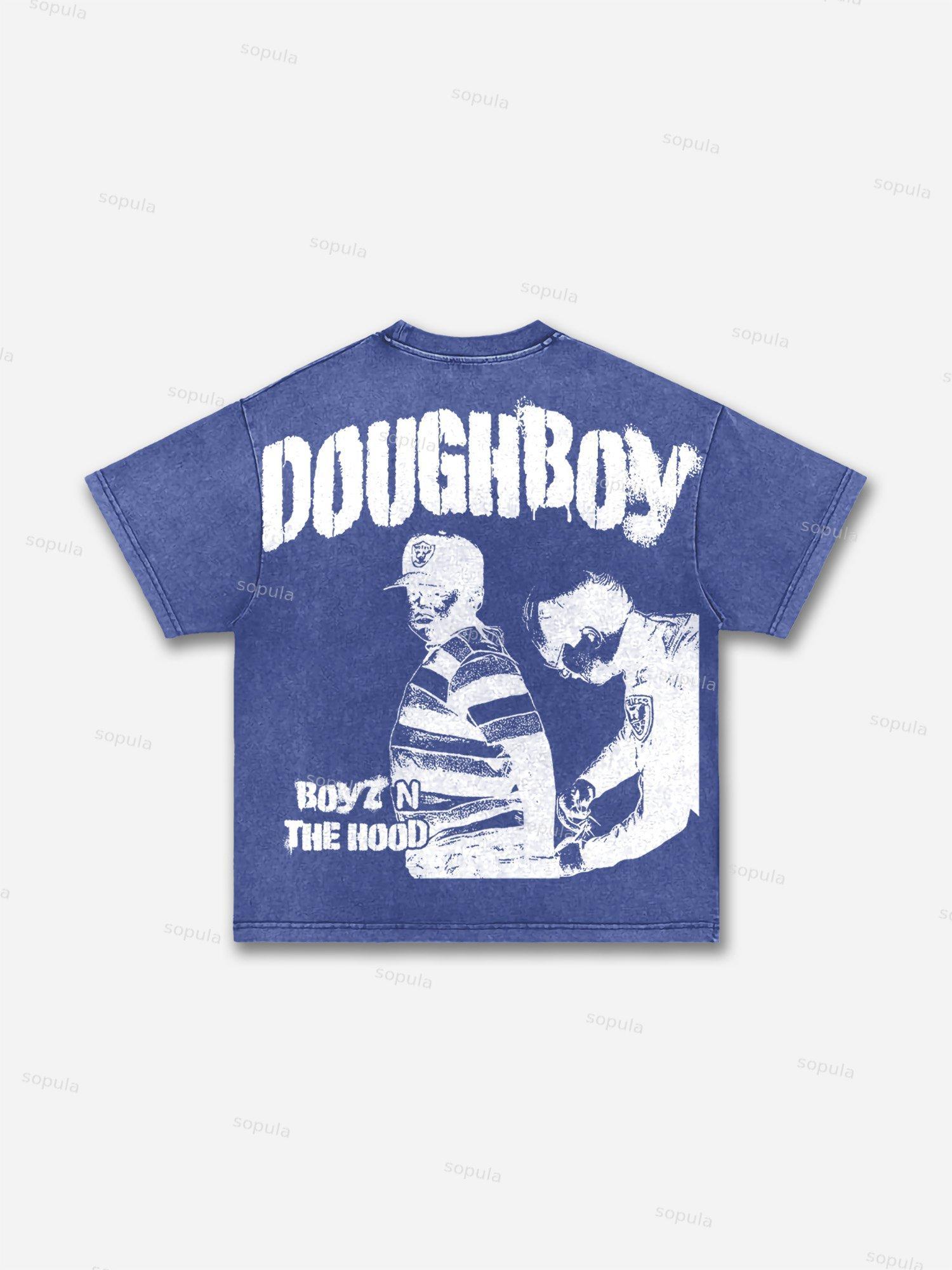 Men's Boyz N The Hood Vintage Aged Graphic Washed T-shirt Product Image
