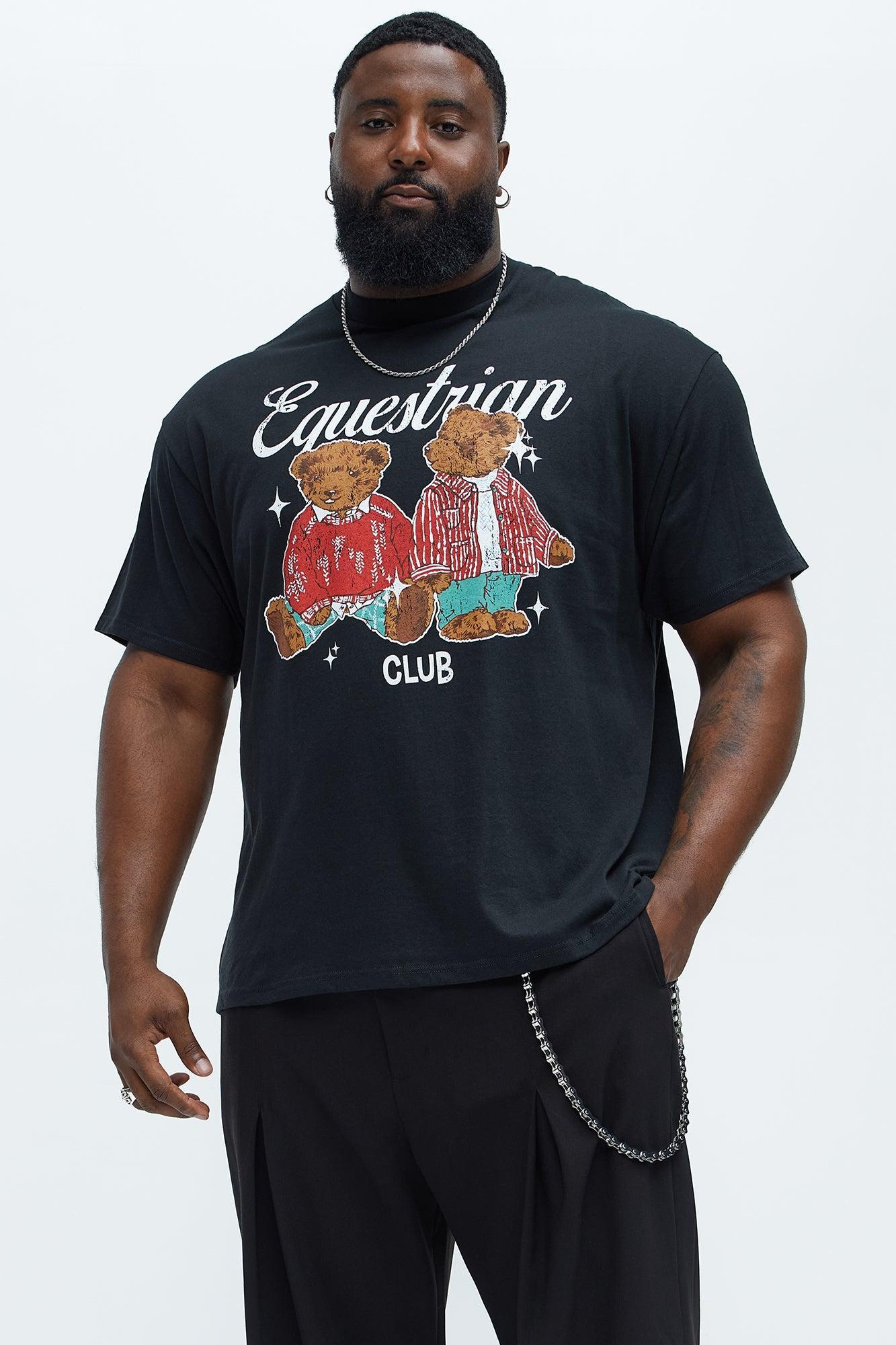 Equestrian Club Short Sleeve Tee - Black Product Image