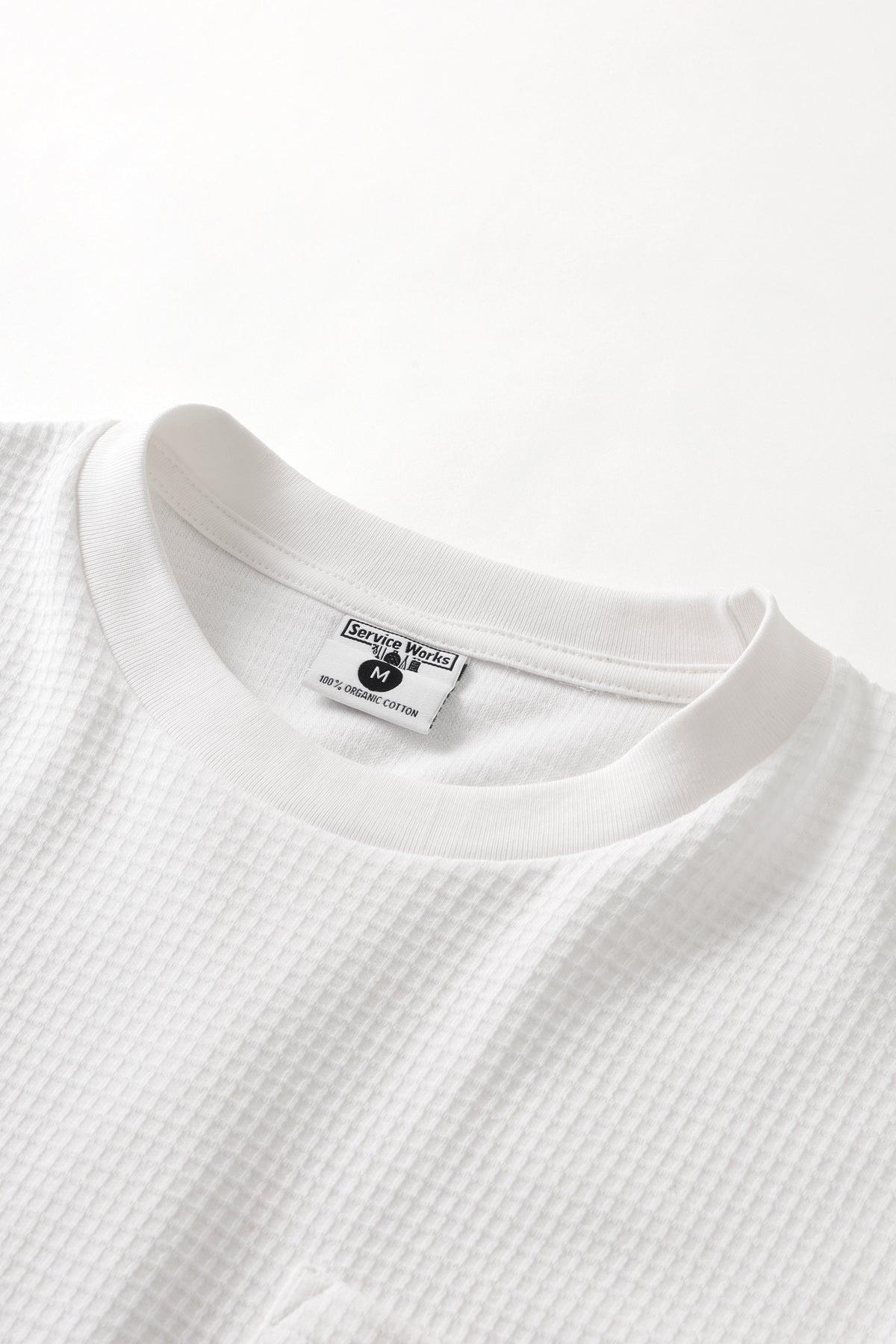 Service Works - Waffle Pocket Tee - White Product Image