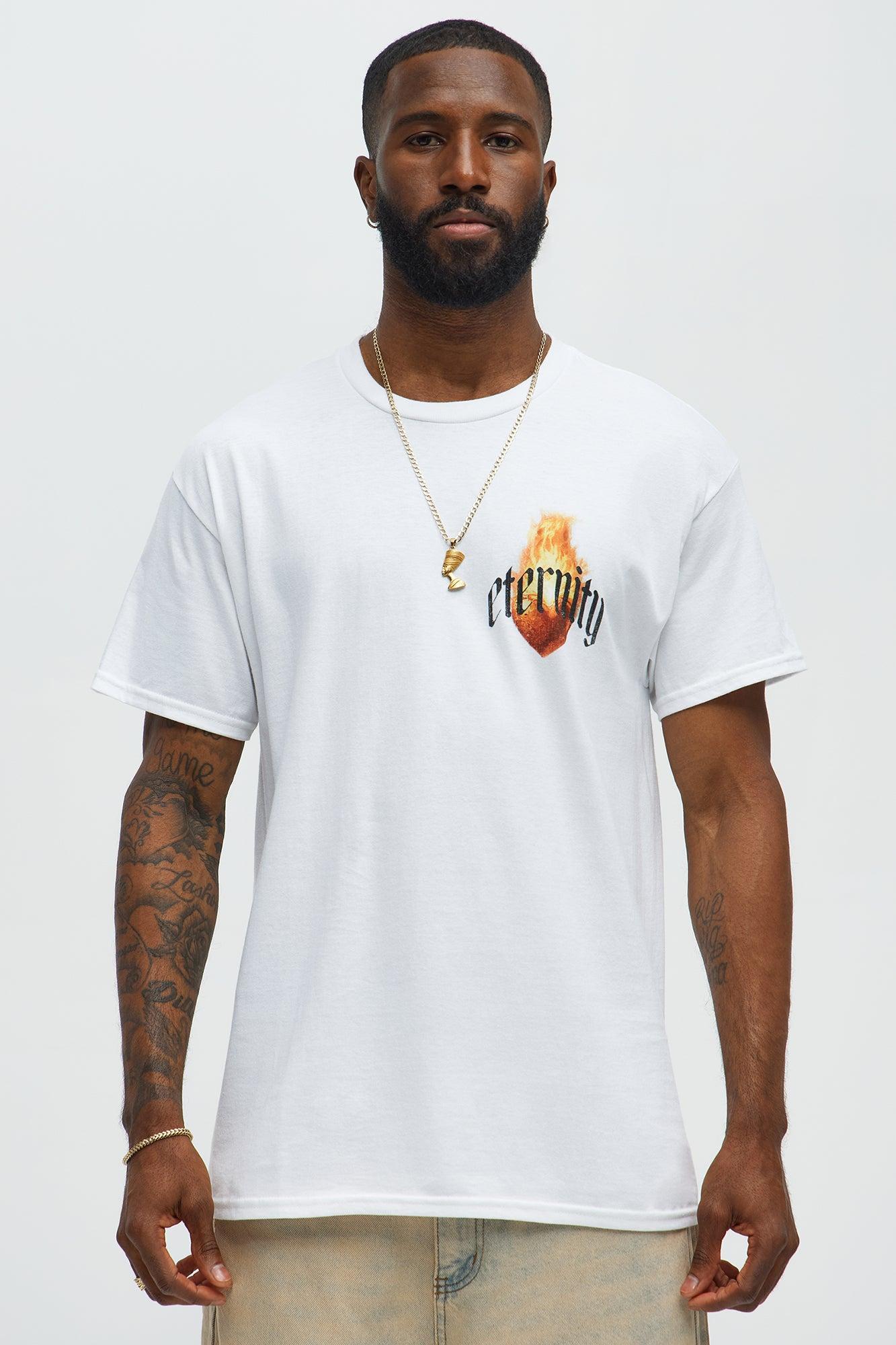 Eternal Heart Short Sleeve Tee - White Product Image