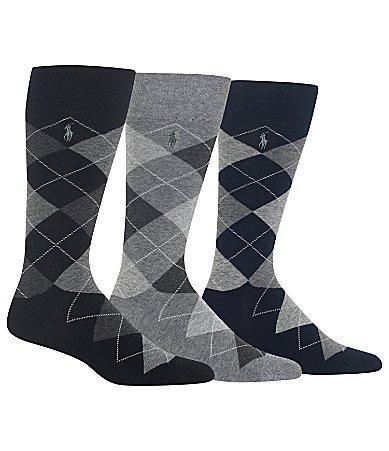 Polo Ralph Lauren Assorted Argyle Dress Socks 3 Product Image