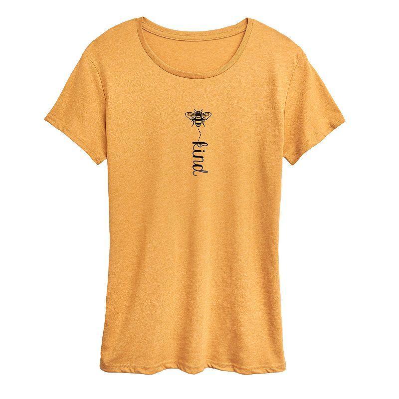 Womens Bee Kind Graphic Tee, Girls Product Image