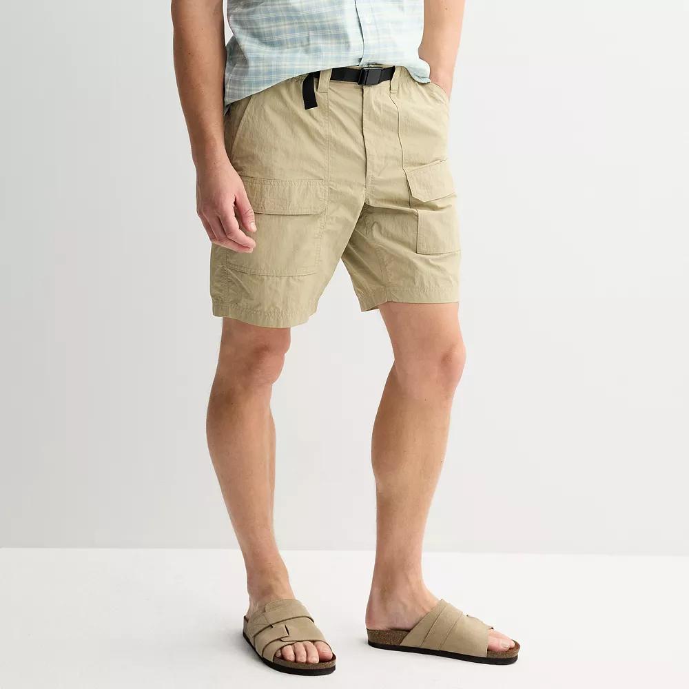 Men's Sonoma Goods For Life® 8.5-in. The Belted Outdoor Shorts, Size: 30 8.5 IN, Crisp Green Product Image