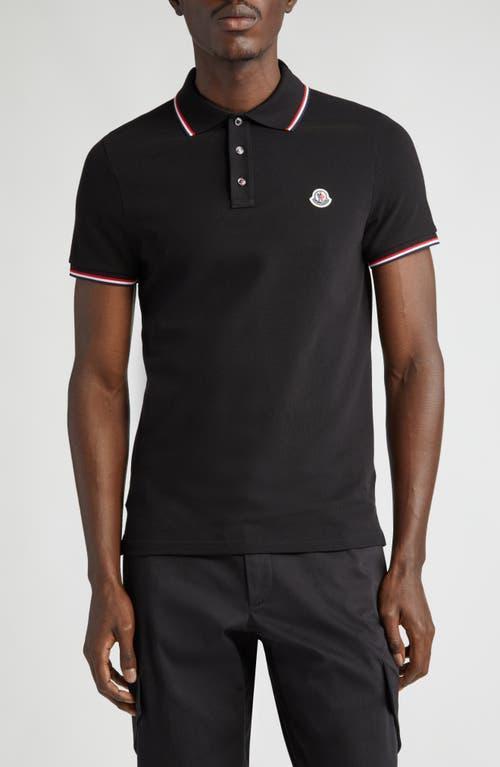 Mens Classic Flag-Trim Polo Shirt Product Image