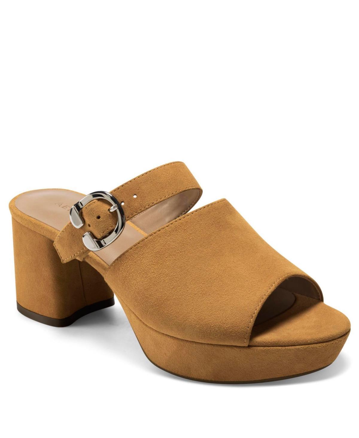 Aerosoles Cosmos Womens Suede Platform Sandals Product Image