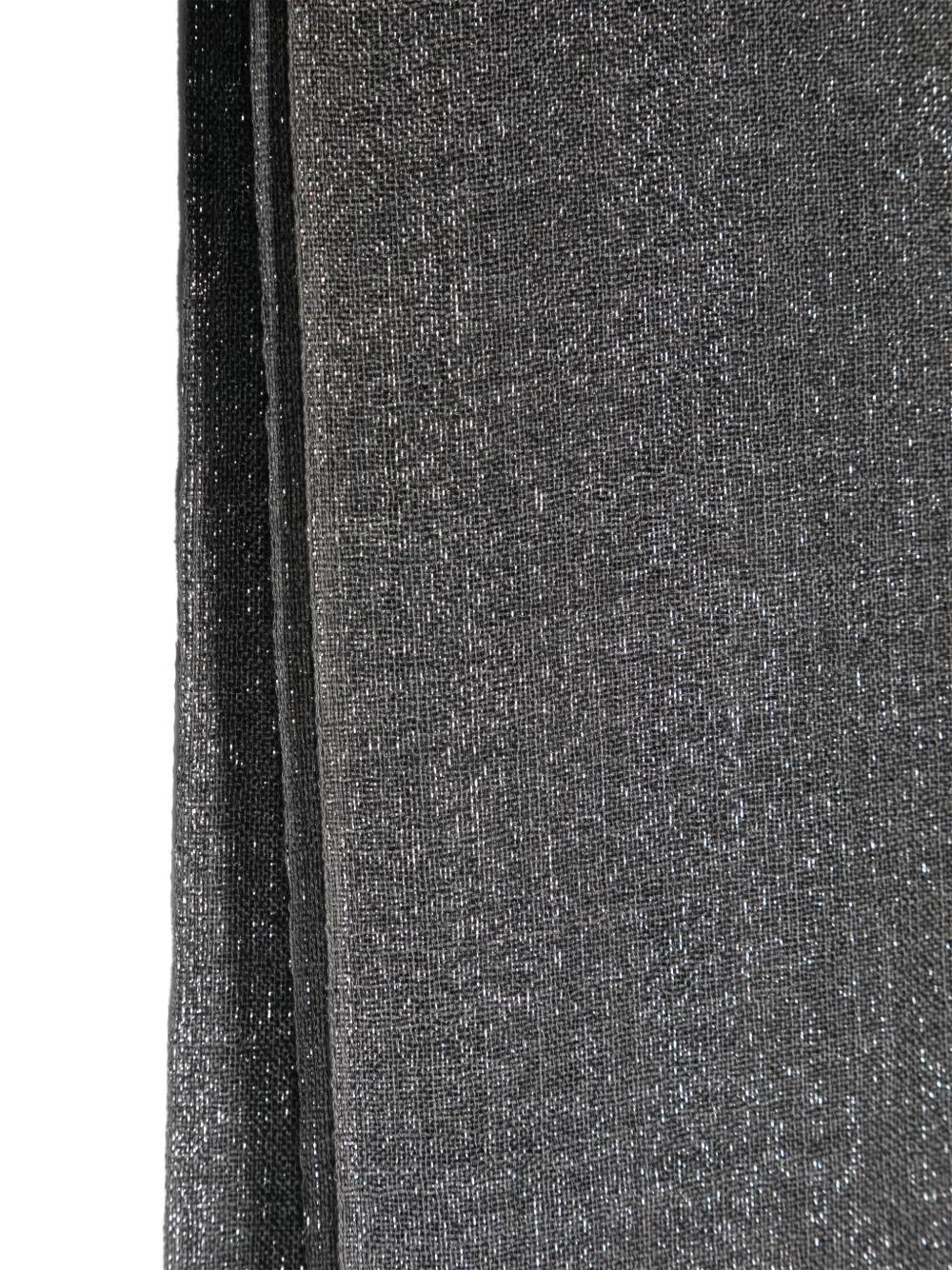 BRUNELLO CUCINELLI Glitter-detailed Scarf In Grey Product Image