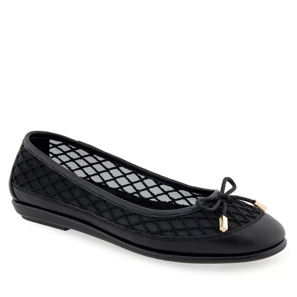 Aerosoles Bria Women's Mesh Ballet Flats, Size: 9, Black Product Image