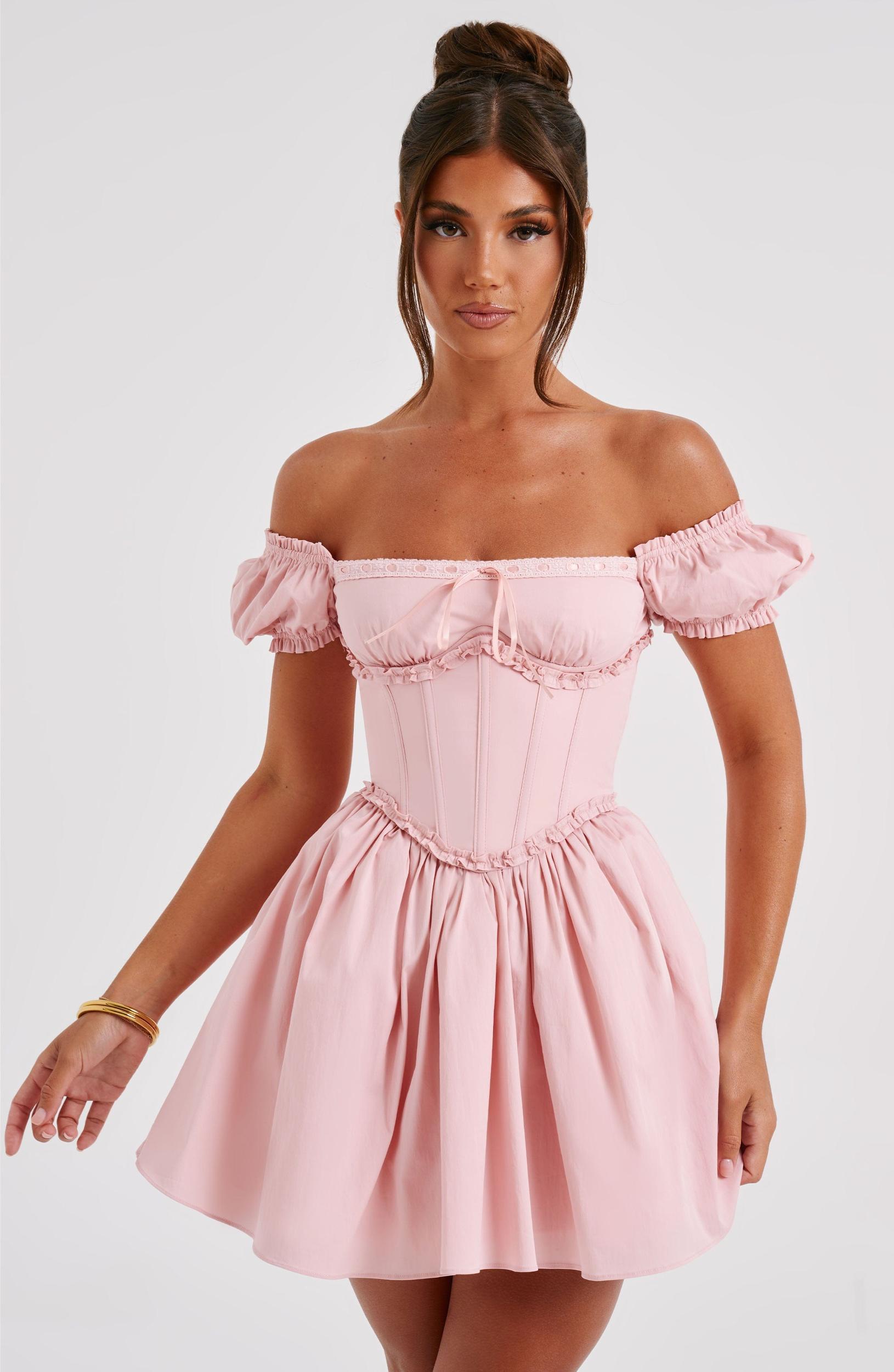 Penelope Mini Dress - Blush Product Image