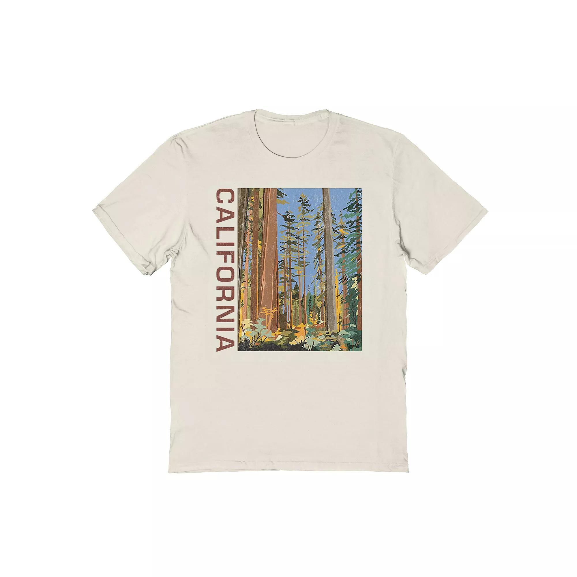 Men's Graphic Tee Headwaters, Size: Large, Natural Product Image