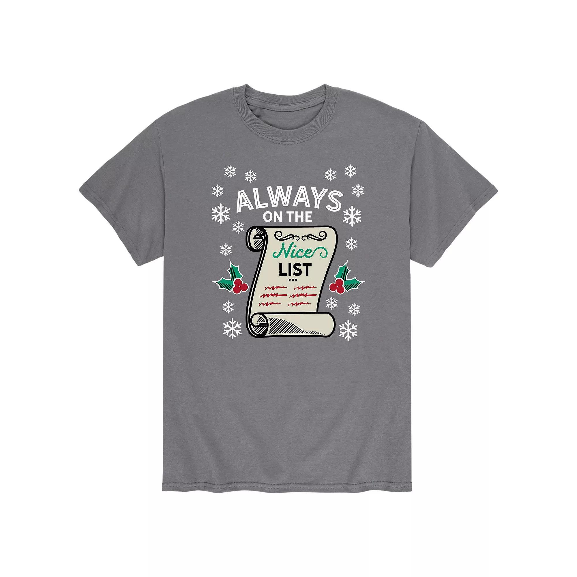 Mens The Nice List Graphic Tee Product Image