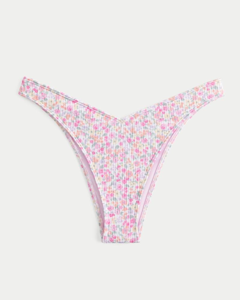 Ribbed High-Leg V-Waist Cheekiest Product Image