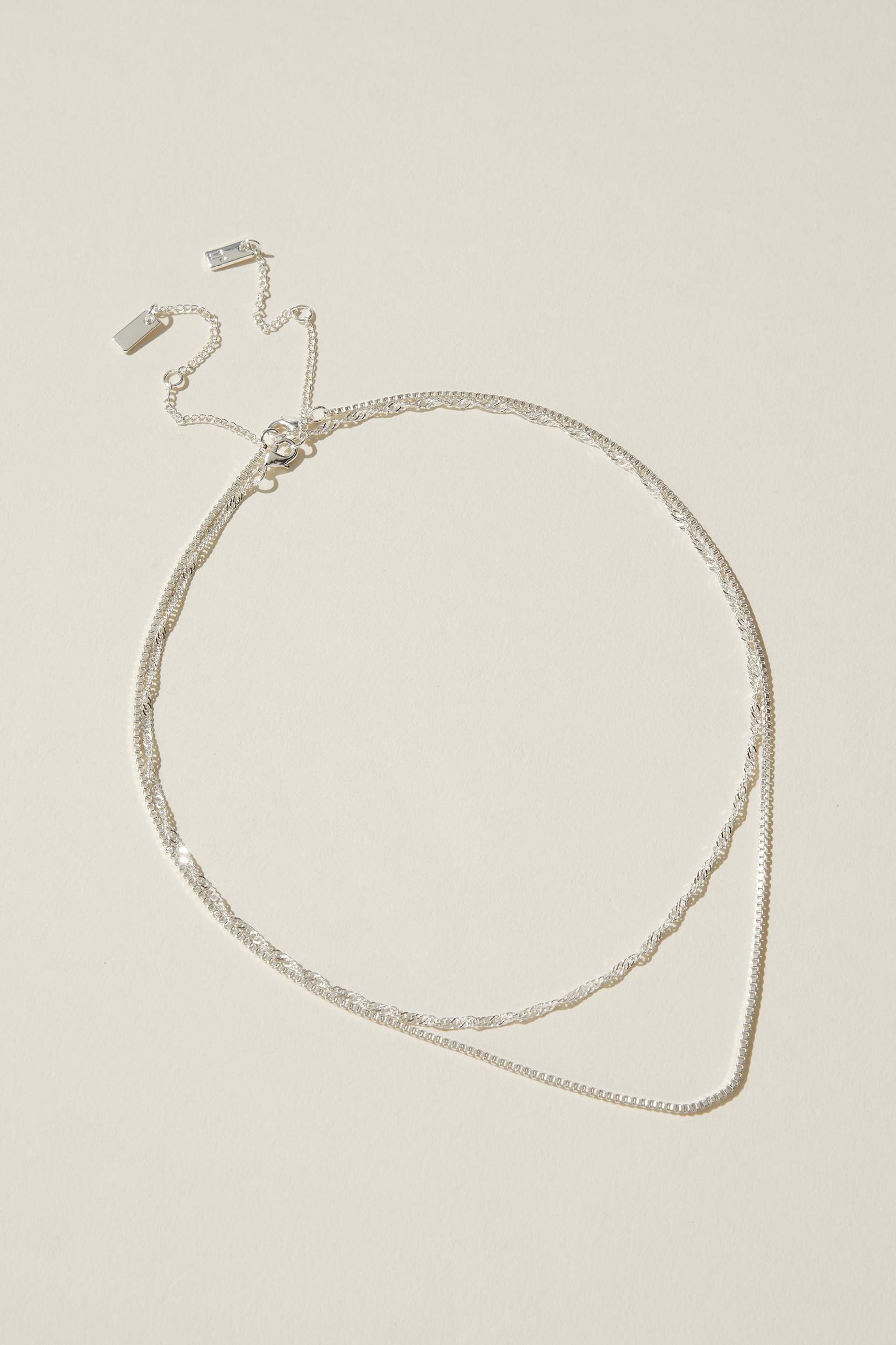 2Pk Fine Chain Necklace Product Image