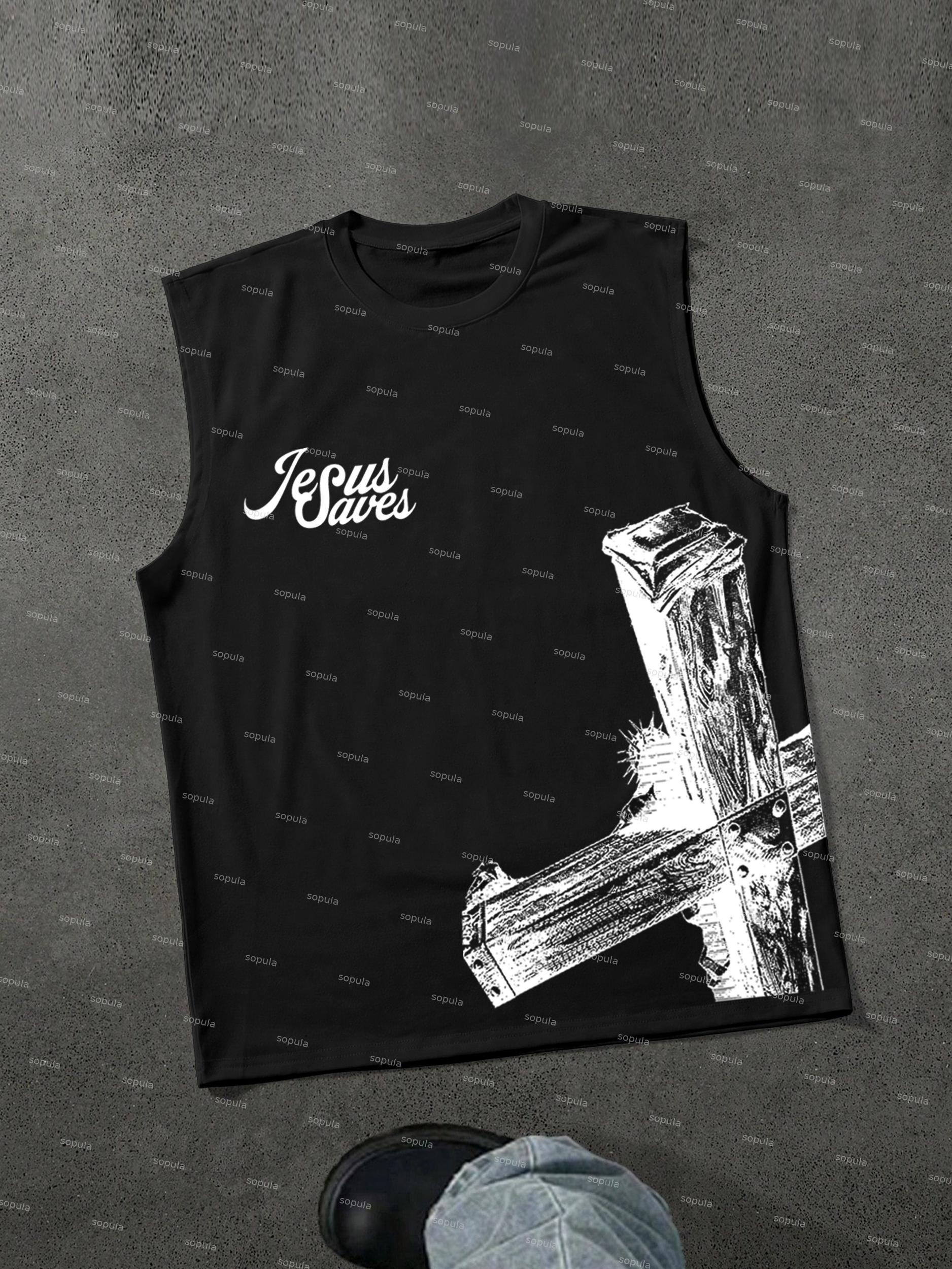 Jesus Saves Graphic Tank Top Product Image