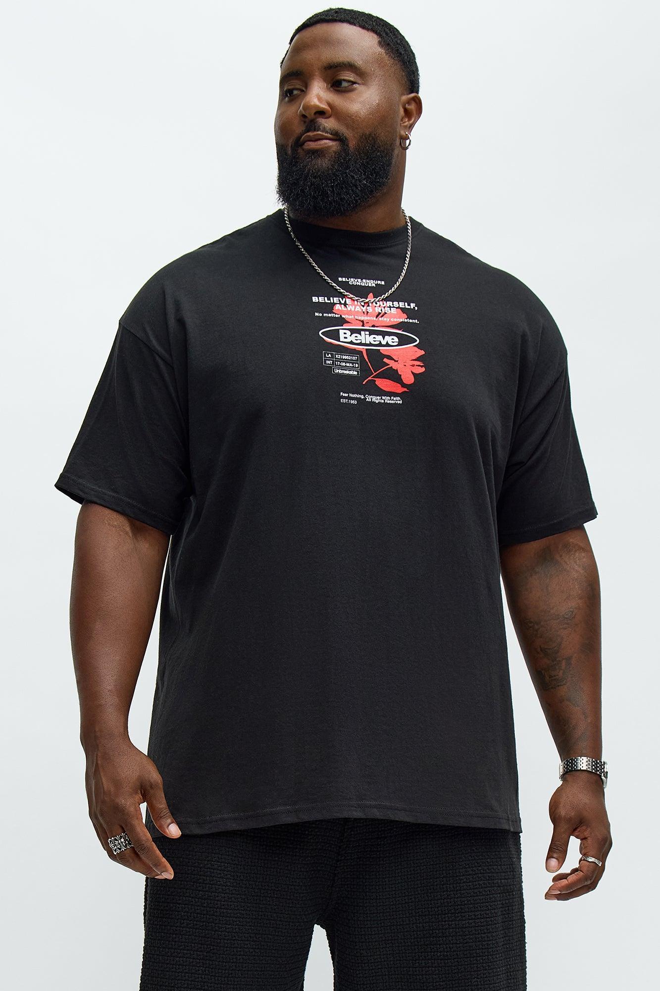 Believe Keep Going Short Sleeve Tee - Black Product Image