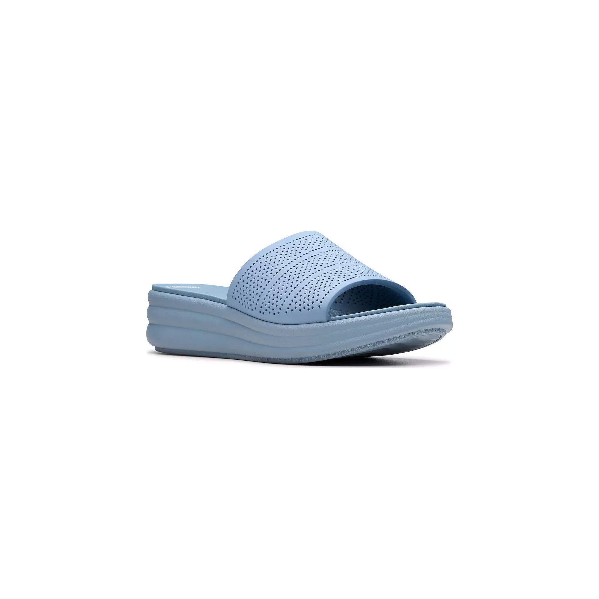 Clarks® Drift Twist Women's Sandals, Size: 6, Light Blue Product Image