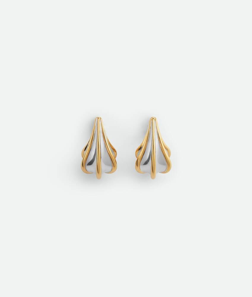 Women's Mini Drop Earrings in Silver/yellow gold Product Image