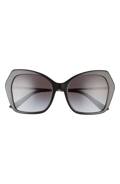 DOLCE & GABBANA Women's Sunglasses, Dg4399 56 In Cube Black,gold-tone Product Image