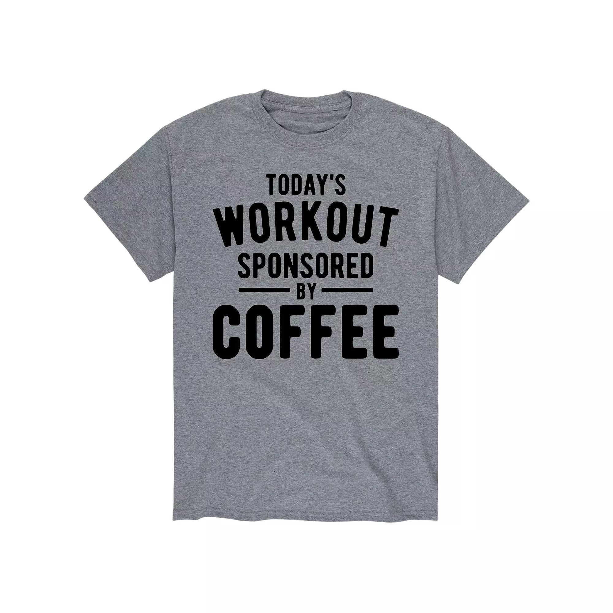 Mens Todays Workout Sponsored By Coffee Tee Product Image