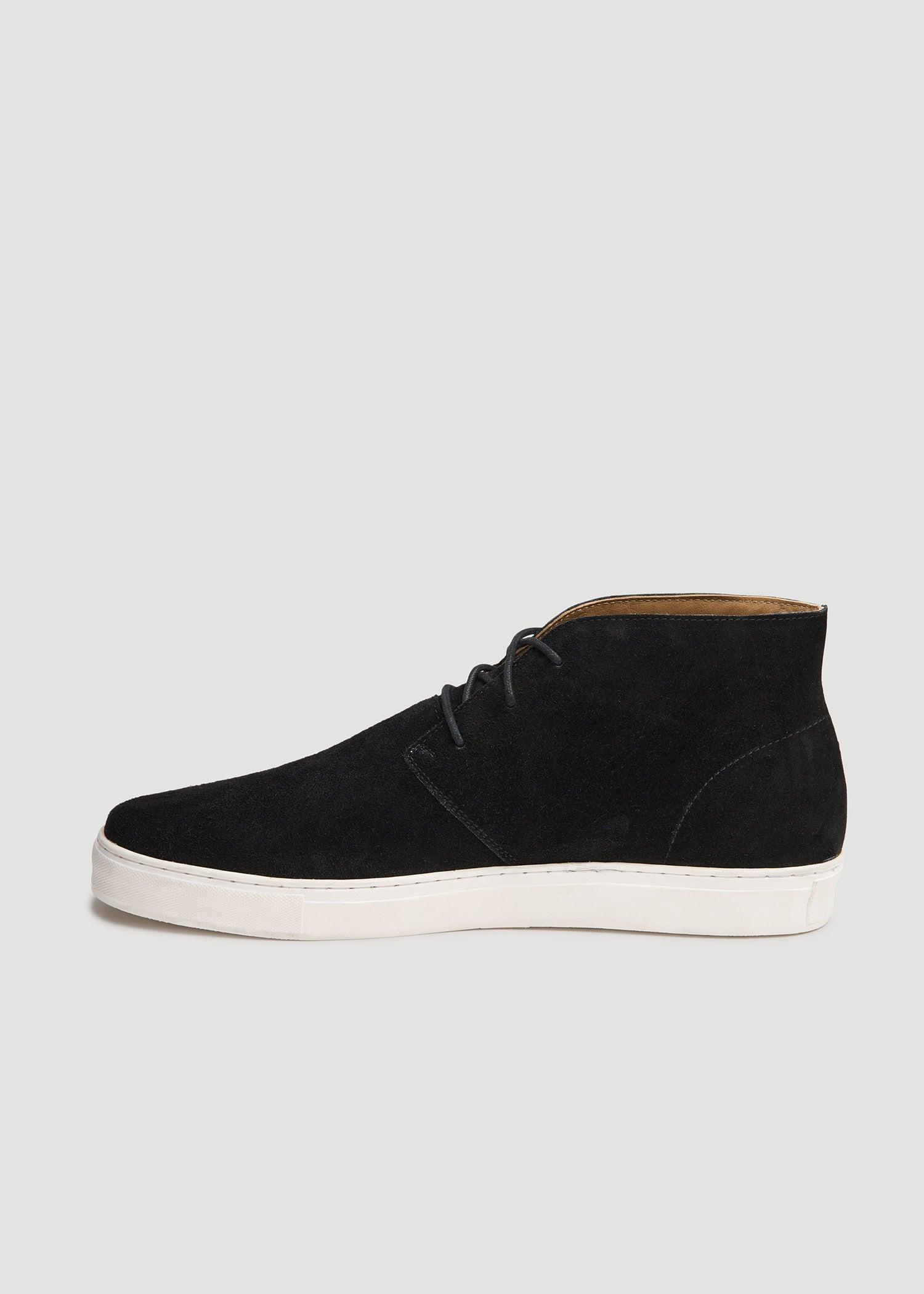 Chukka Sneaker Boots for Tall Men in Black Male Product Image