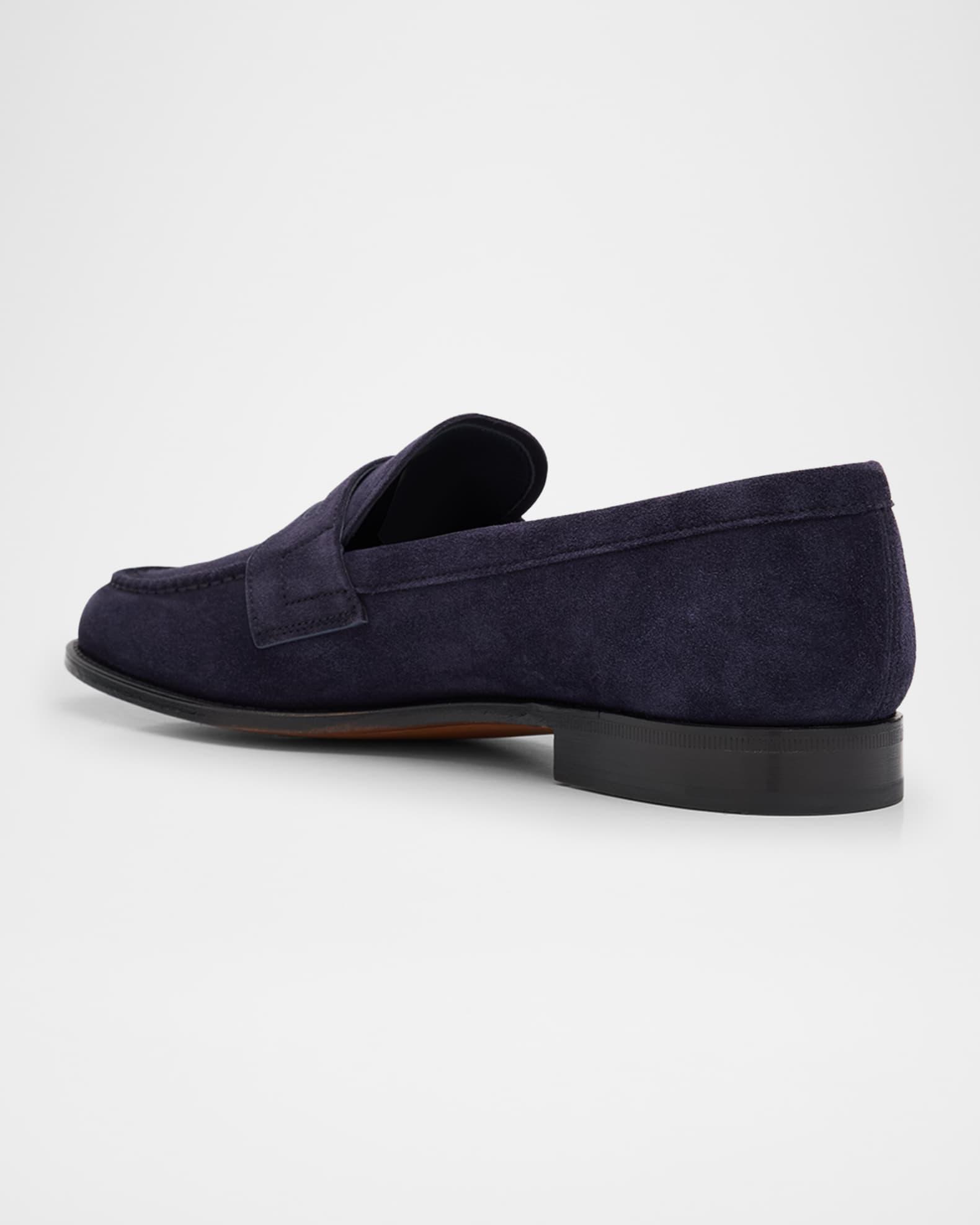 Heswall Suede Penny Loafers Product Image