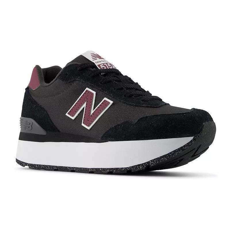 New Balance® 515+ Classics Women's Sneakers, Size: 7, Black Red Product Image