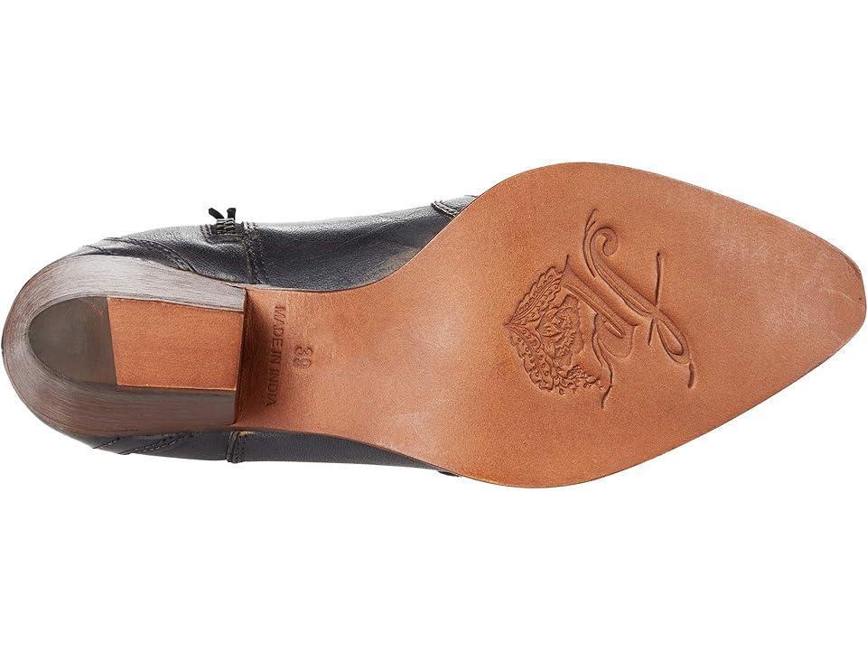 Free People New Frontier Leather Block Heel Western Booties Product Image