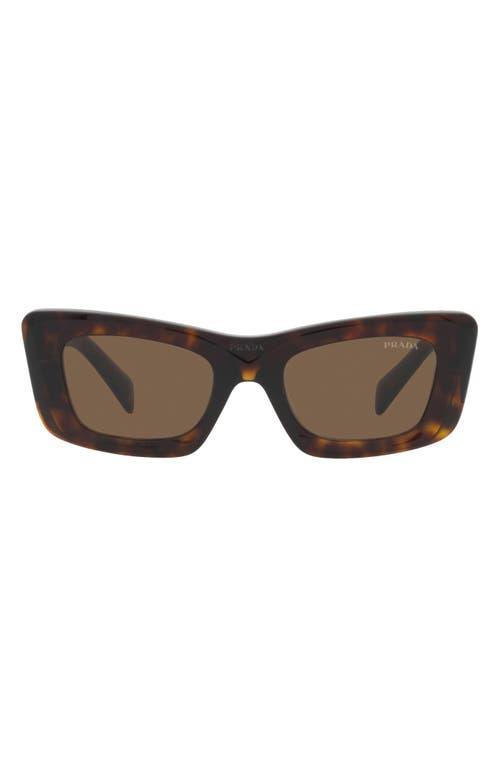 Prada PR 13ZS 50mm Matte Marble Cat Eye Statement Sunglasses Product Image