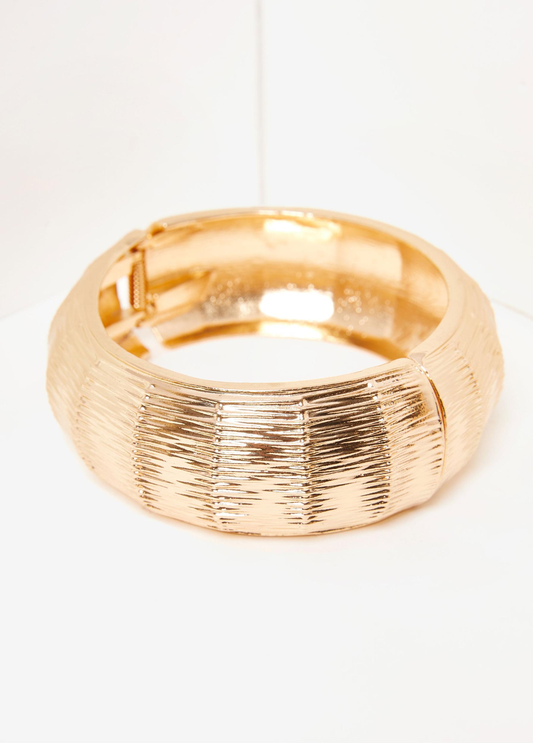 Textured Tone Hinge Cuff Product Image