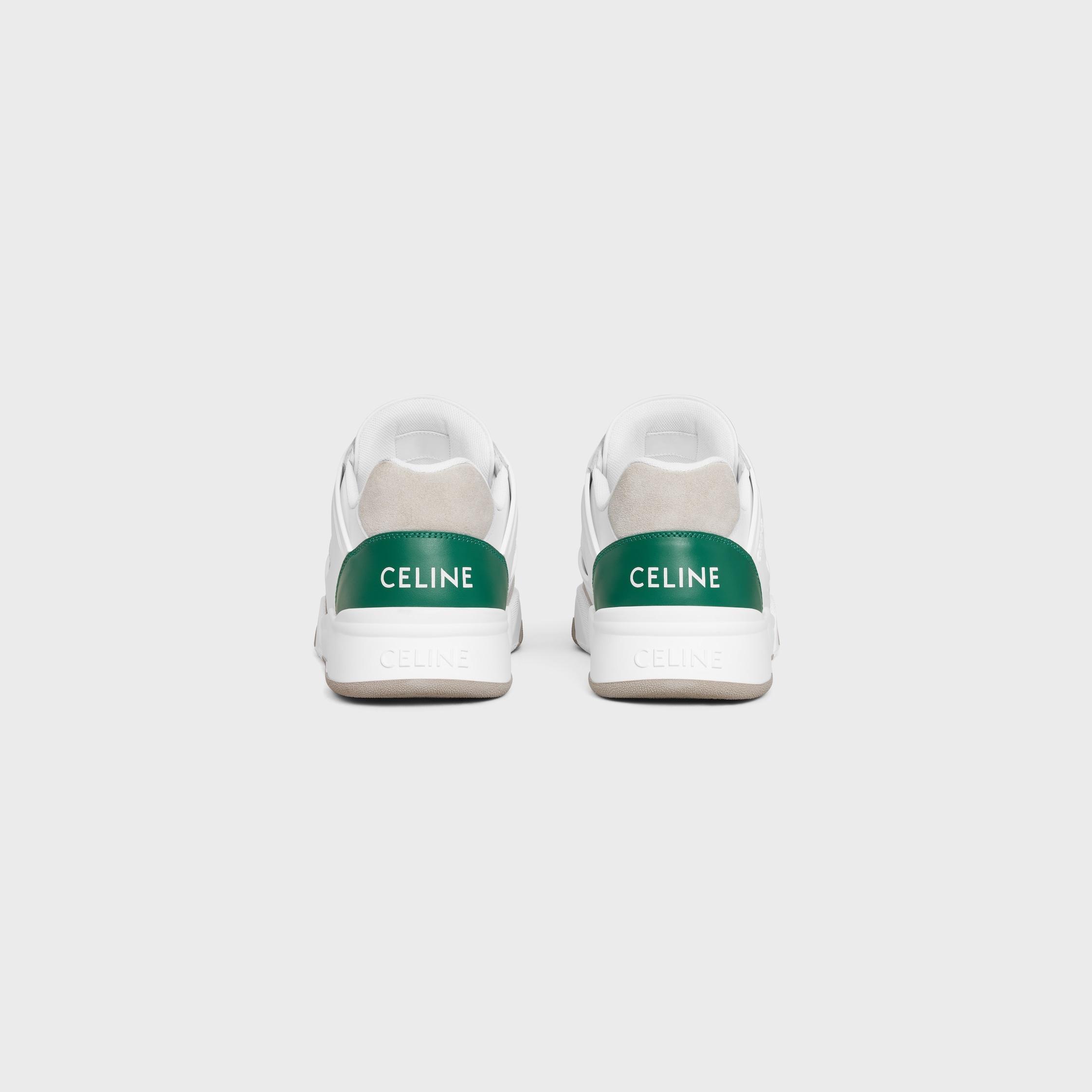 CELINE TRAINER CT-07 LOW LACE-UP SNEAKER in CALFSKIN AND SUEDE CALFSKIN Product Image