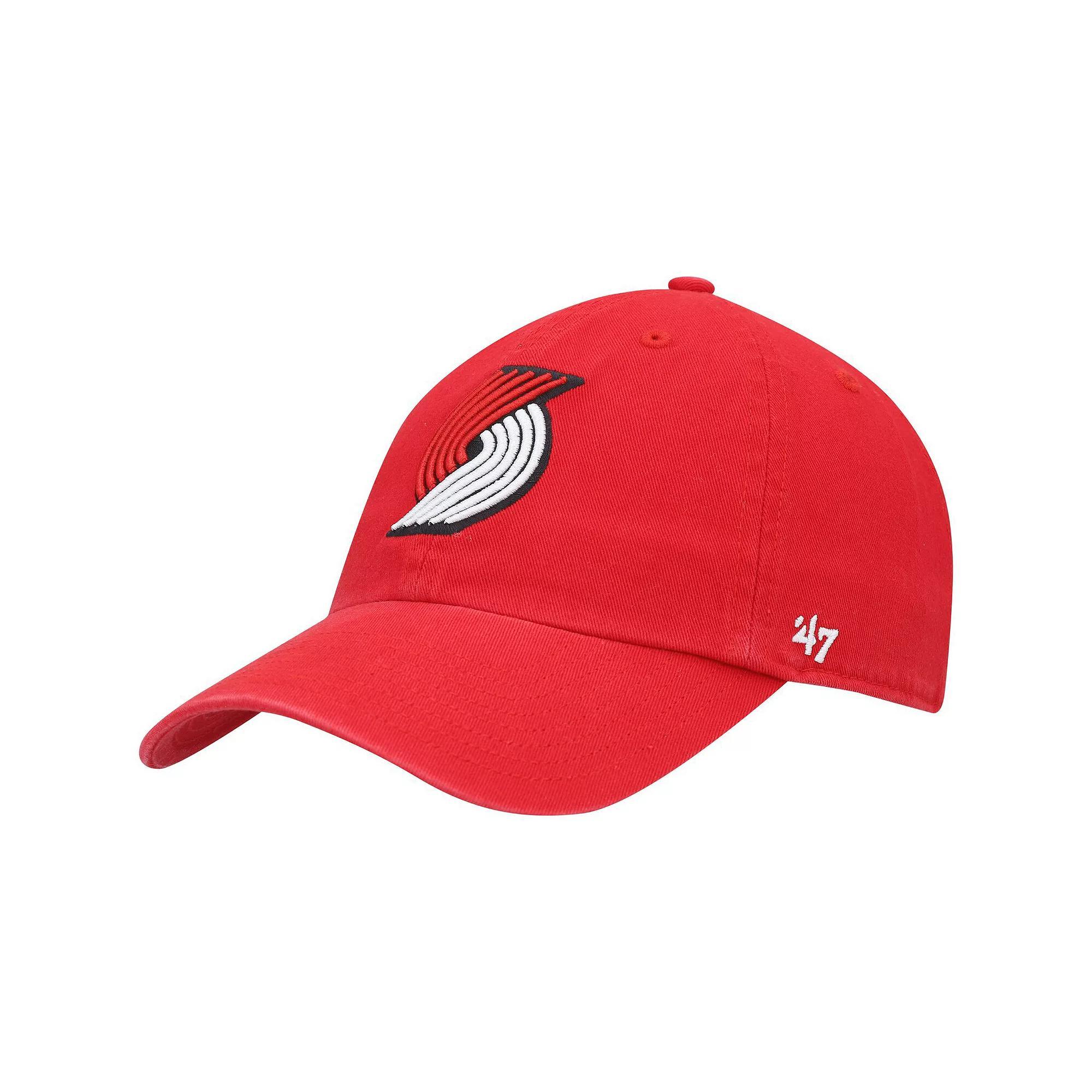Mens 47 Portland Trail Blazers Logo Clean Up Adjustable Hat Product Image