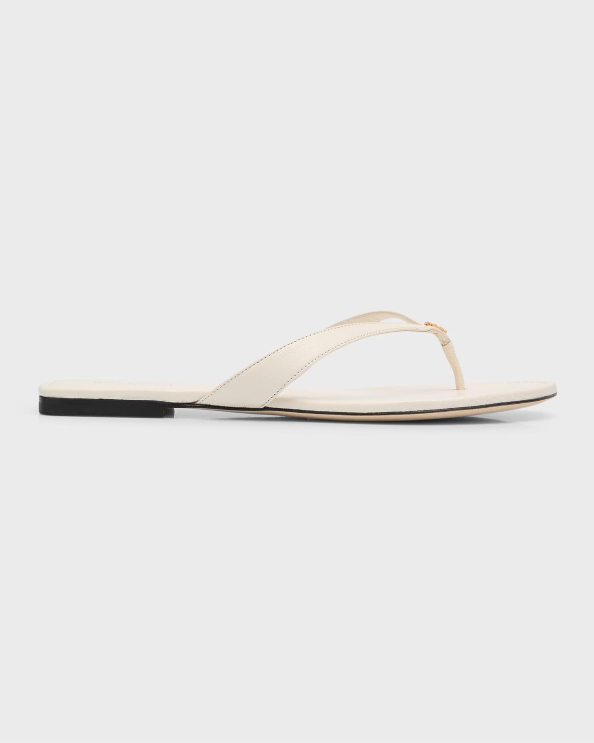 Tory Burch Womens Capri Leather Flip Flop Sandals Product Image