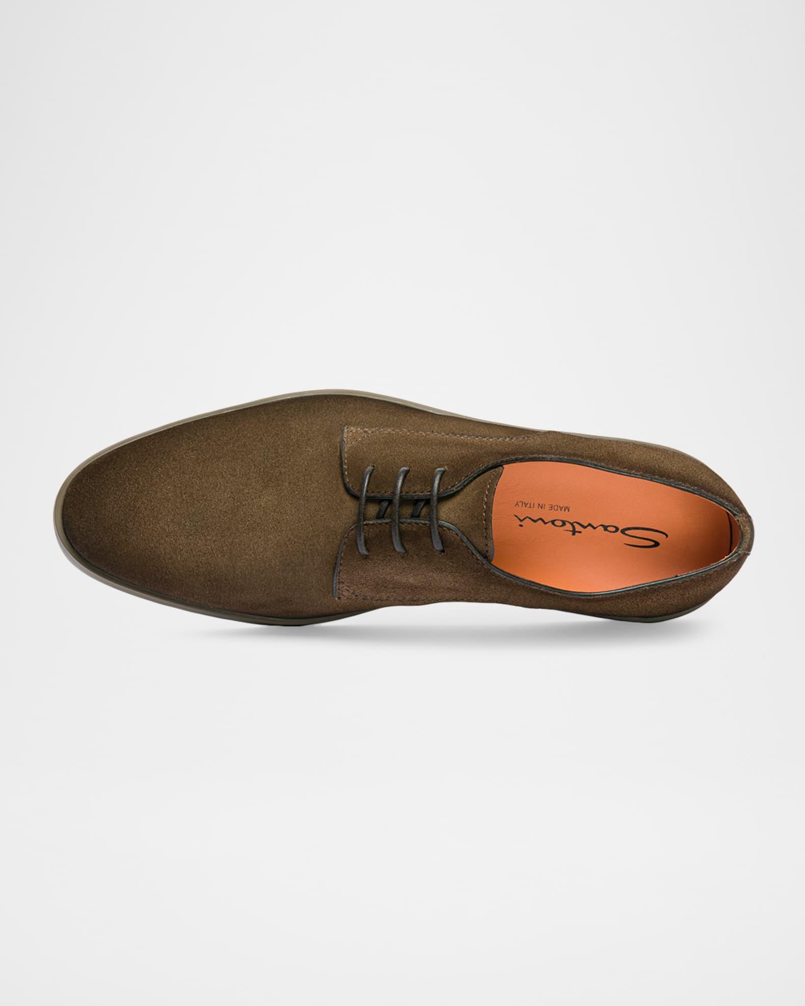 Men's Dilate Suede Rubber-Sole Derby Shoes Product Image