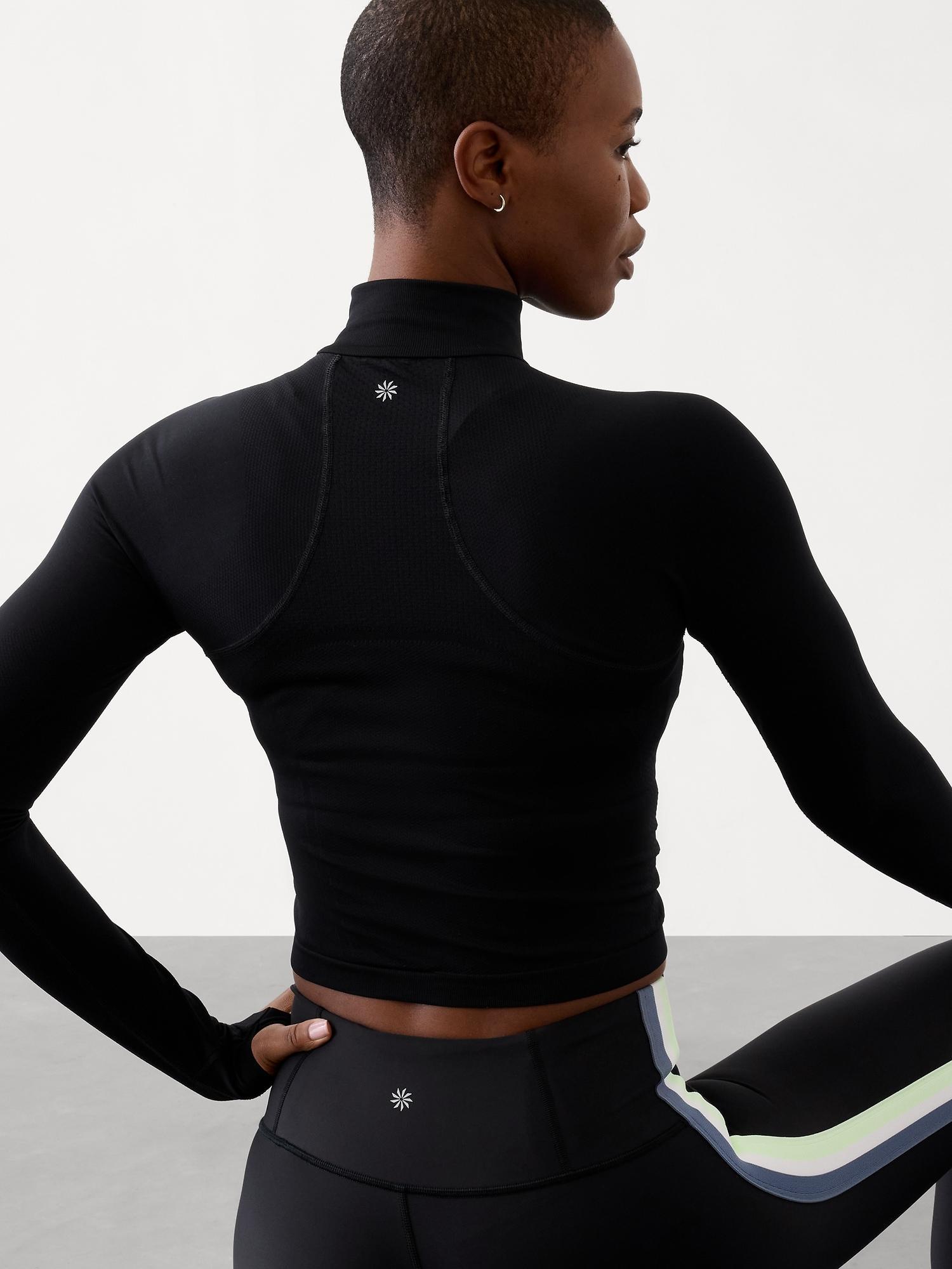 Momentum Seamless Crop Half Zip Product Image