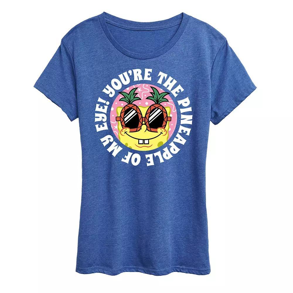 Womens Spongebob Squarepants Pineapple Of My Eye Graphic Tee Product Image