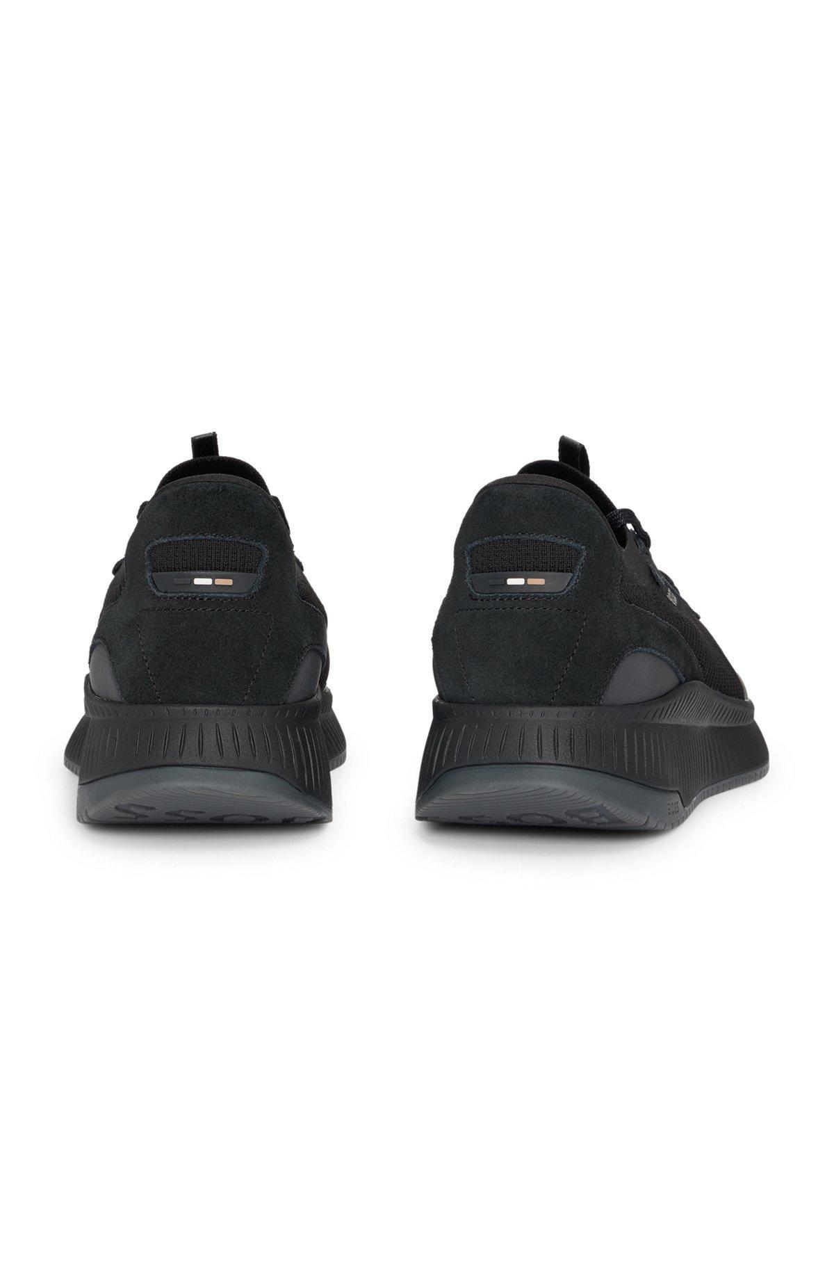 BOSS - TTNM EVO trainers with knitted uppers - Black Product Image