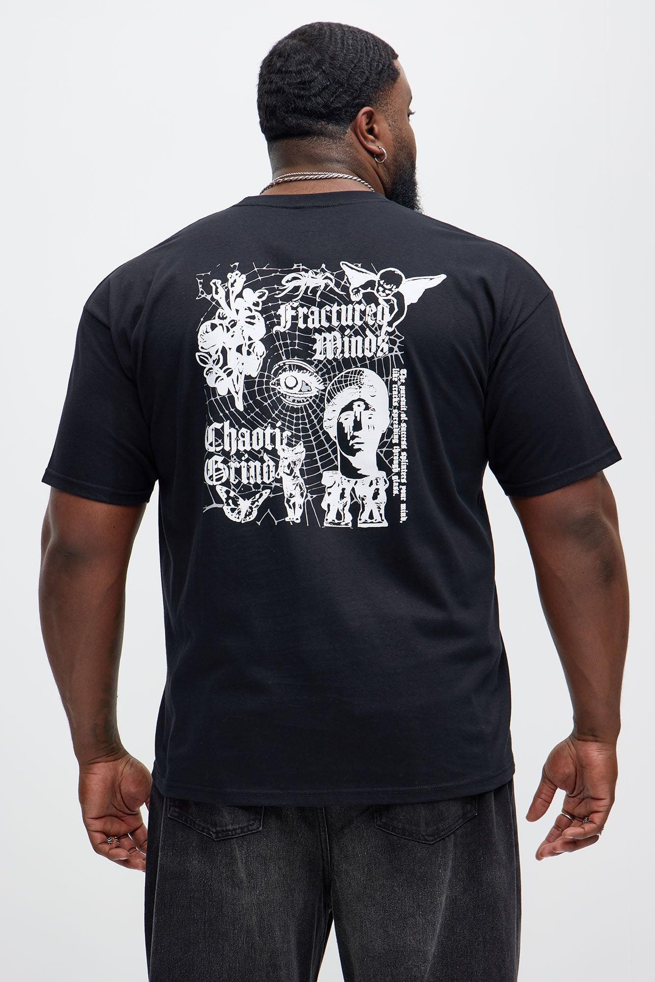 Fractured Minds Short Sleeve Tee - Black Product Image